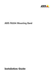Axis F8204 Installationsanleitung