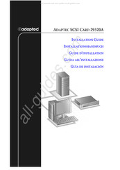 Adaptec 29320ALP-R Installationshandbuch