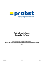 probst EASYCLEAN EC-60 Betriebsanleitung