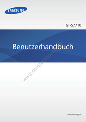 Samsung GT-S7710 Benutzerhandbuch