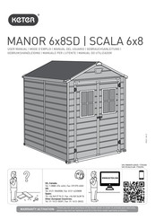 Keter SCALA 6x8 Gebrauchsanleitung