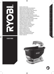 Ryobi OSS1800 Übersetzung Der Originalanleitung