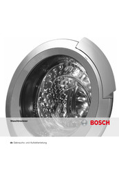 Bosch WKD28540 Vollwaschtrockner vollintegrierbar Gebrauchs- Und Aufstellanleitung