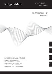 Kruger & Matz KM1407 Bedienungsanleitung