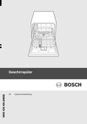Bosch ActiveWater SKS60E12EU Gebrauchsanleitung