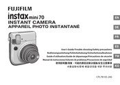 FujiFilm instax mini 70 Bedienungsanleitung/Fehlerbehebung/Sicherheitsmaßnahmen