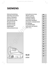 Siemens slider SL22 Gebrauchsanleitung