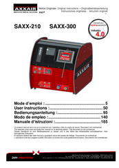 AXXAIR SAXX-300 Originalbetriebsanleitung