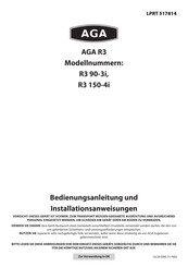 AGA R3 90-3i Bedienungsanleitung Und Installationsanweisungen