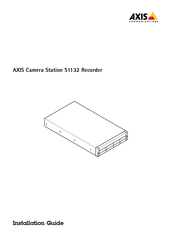 Axis Communications Camera Station S1132 Installationsanleitung