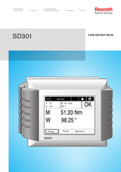 Bosch Rexroth SD301 Bedienungsanleitung