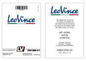 LeoVince 14374EK Technische Informationen