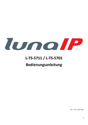 lunaIP L-TS-5711 Bedienungsanleitung