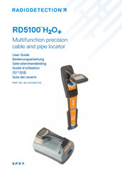 Radiodetection RD5100H2O+ Bedienungsanleitung