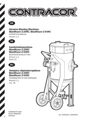 Contracor BlastRazor Z-25RC Bedienungsanleitung