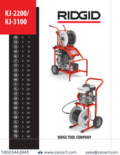 RIDGID KJ-2200-C Bedienungsanleitung