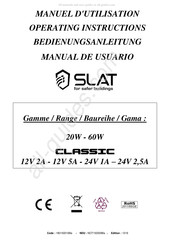 SLAT CLASSIC 24V 1A Bedienungsanleitung