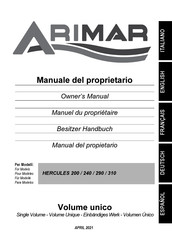 arimar ROLL 210 Besitzerhandbuch