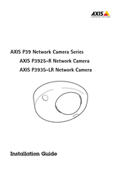 Axis P39 Serie Installationsanleitung