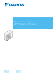 Daikin VRV 5-S RXYSA4A7V1B Referenz Für Installateure Und Benutzer