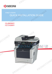 Kyocera Mita FS-3140MFP Erste Schritte