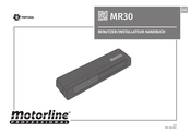 Motorline professional MR30 Benutzer Installateur Handbuch