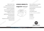 Konica Minolta magicolor 1650EN Handbuch Fur Sicherheitsinformationen