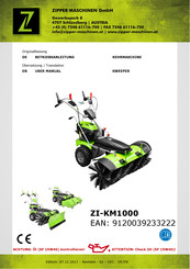 Zipper Maschinen ZI-KM1000 Betriebsanleitung