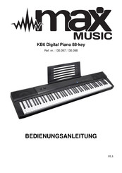 Max Music KB6 Bedienungsanleitung
