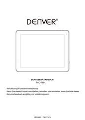 Denver TAQ-70012 Benutzerhandbuch