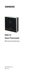 Siemens RDS110 Benutzeranleitung