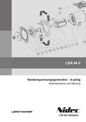 Nidec LSA 44.3 Inbetriebnahme Und Wartung
