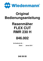 Wiedenmann 846.002 Original Bedienungsanleitung