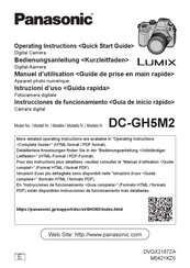 Panasonic LUMIX GH5 II Body Bedienungsanleitung