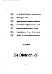 De Dietrich DME388 Serie Bedienungsanleitung