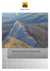Solar Fabrik Mono S2 Montageanleitung
