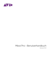 Avid Mbox Pro Benutzerhandbuch