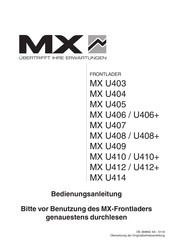 MX U408 Bedienungsanleitung