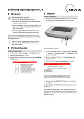Solvis SolvisControl SC-3 Bedienungsanleitung