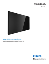 Philips Signage Solutions 55BDL2005X Bedienungsanleitung