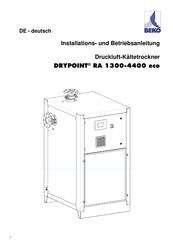 Beko Drypoint RA 2200 eco Installation Und Betriebsanleitung