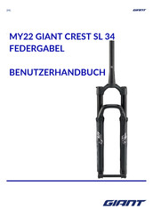 Giant MY22 CREST SL 34 Benutzerhandbuch