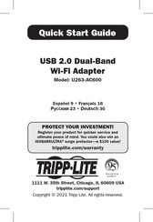 Tripp Lite U263-AC600 Schnellstartanleitung