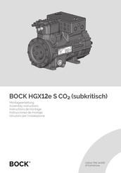 .bock HGX12e/20-4 S CO2 Montageanleitung
