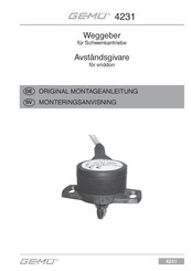 Gemü 4231 Originalmontageanleitung