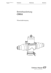 Endress+Hauser CYR52 Betriebsanleitung