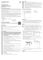 Sygonix 2338750 Bedienungsanleitung