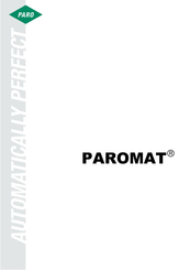 PARO PAROMAT EW 01 Bedienungsanleitung