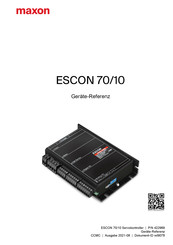 Maxon ESCON 70/10 Geräte-Referenz