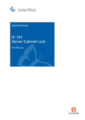 interflex IF-191 Server Cabinet Lock Bedienungsanleitung
